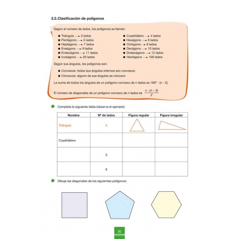 Cuaderno de aprendizaje y refuerzo 1.3: Geometría