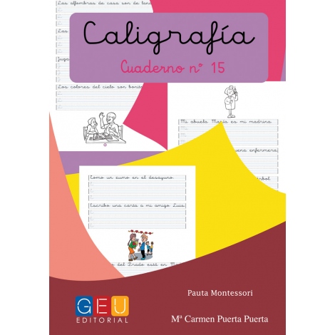 Caligrafía 15 · Pauta Montessori