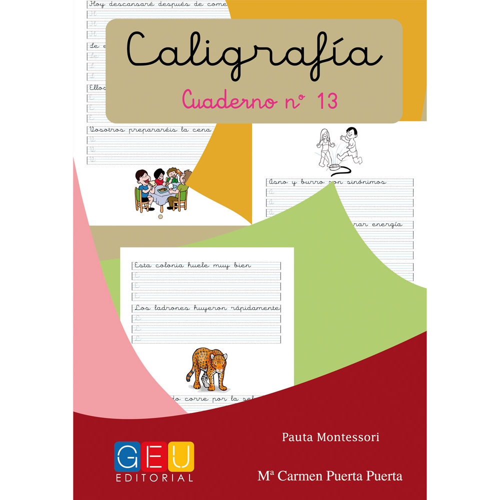 Caligrafía 13 · Pauta Montessori