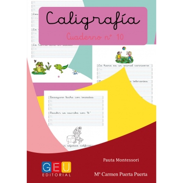Caligrafía 10 · Pauta Montessori