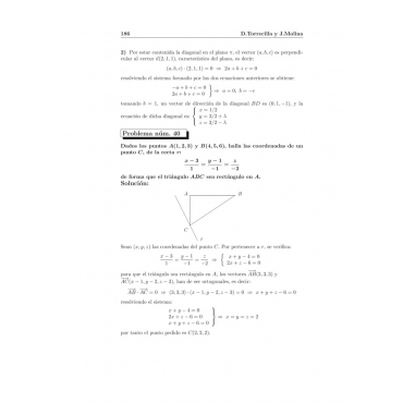 Compendio de problemas de matemáticas VI. Álgebra II y geometría II · Bachillerato