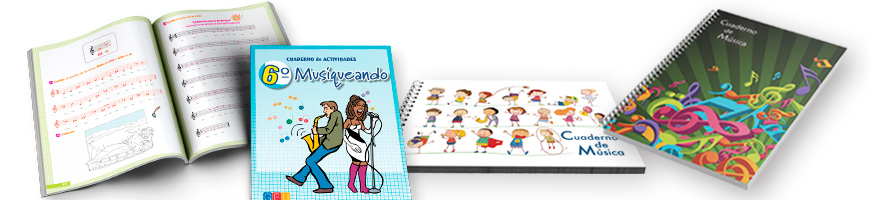 ★ Cuadernos de música para pentagramas ® Editorial GEU